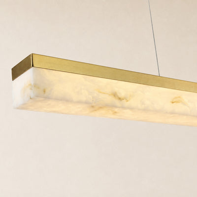 Solvane Resin Linear Chandelier 47.2"W