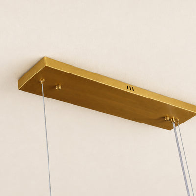 Solvane Resin Linear Chandelier 47.2"W