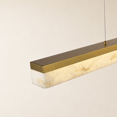 Solvane Resin Linear Chandelier 47.2"W