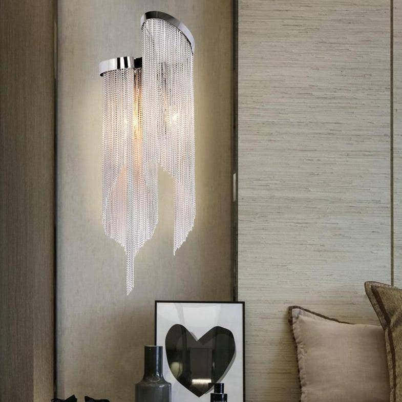 Teresa Cadena Chain Tassel Wall Sconce