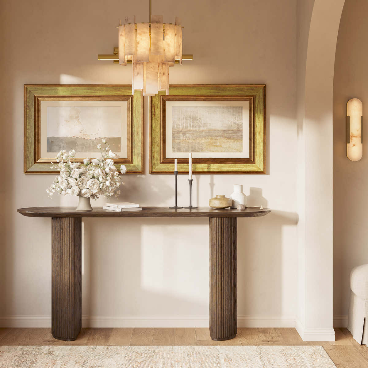 Plinth Console Table 60W