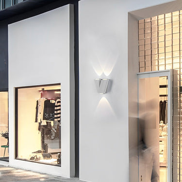 N/V/W Letters Creative Waterproof Modern LED Outdoor Wall Sconce Lighting