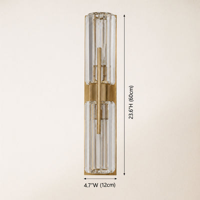 Kaelith Crystal Linear Wall Sconce