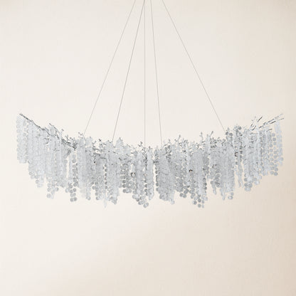 Shiro Noda Crystal Tree Branch Linear Chandelier 72"