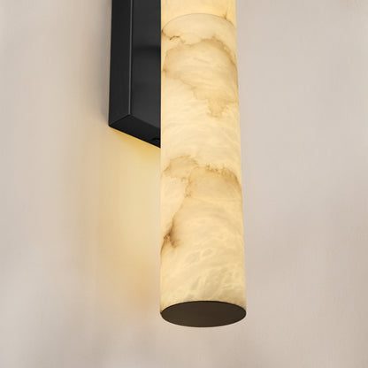 Sylvia Palladian Alabaster Wall Sconce 36"H