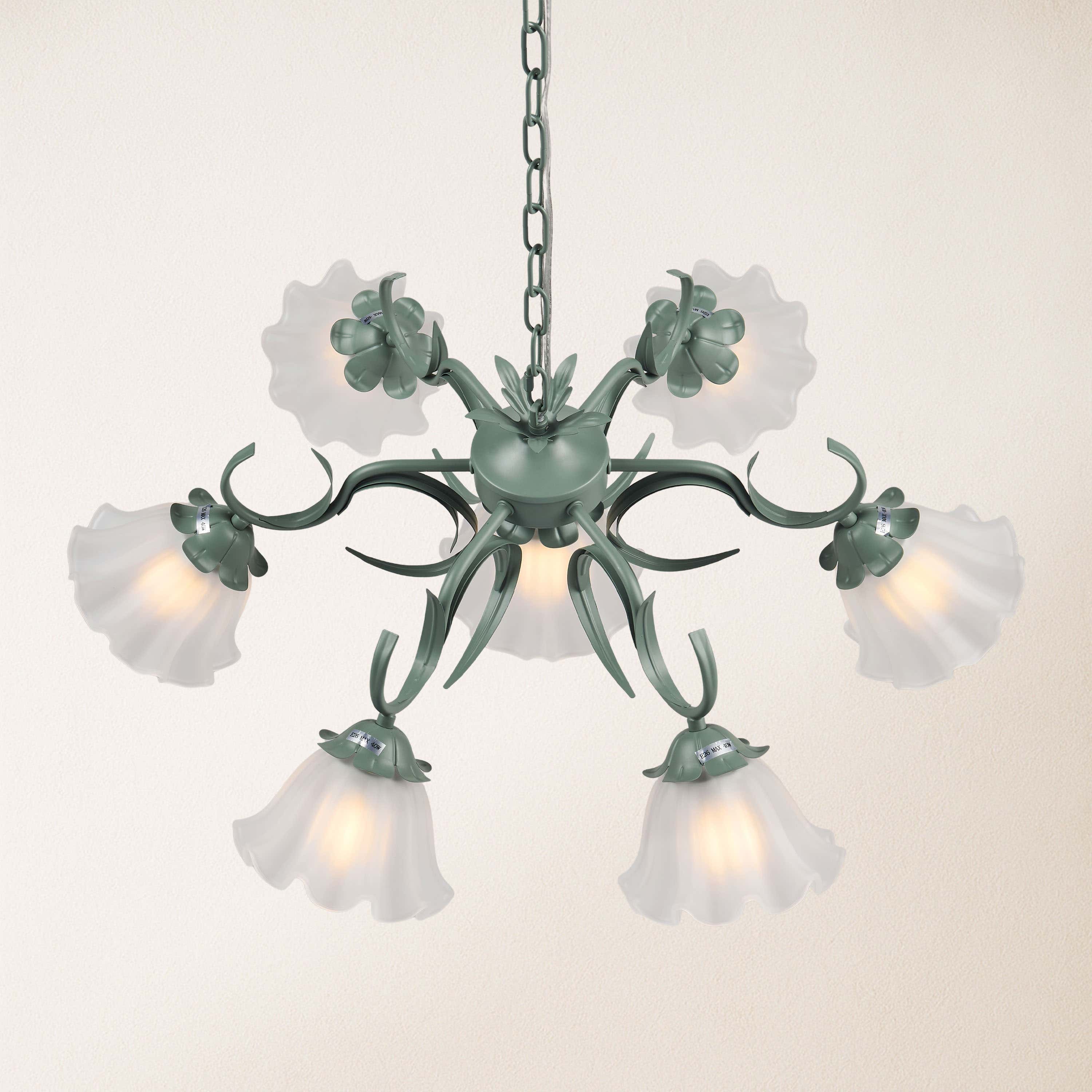 GlowMuse Crystal Round Chandelier 27"