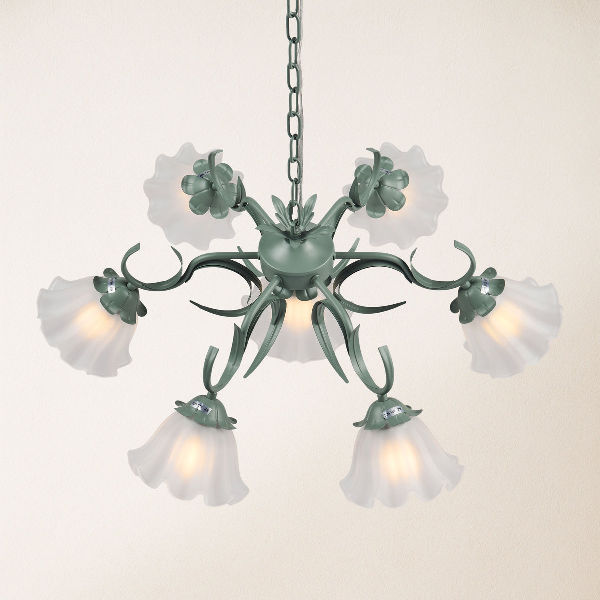 GlowMuse Crystal Round Chandelier 27"