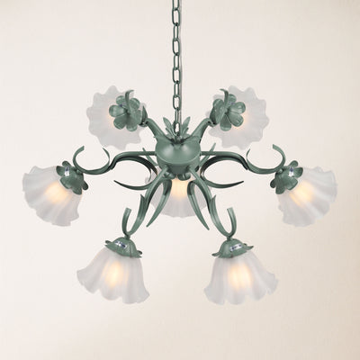 GlowMuse Crystal Round Chandelier 27"