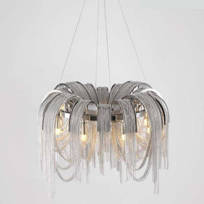 Teresa Cadena Chain Tassel Modern Chandelier