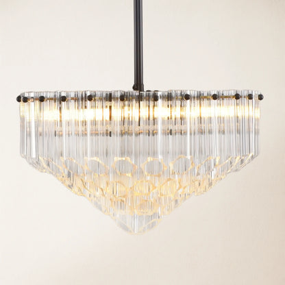 Ethereal Crystal Radiance Round Chandelier 14"D