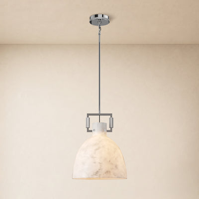 Lioren Resin Dome Pendant Light 14.2"D