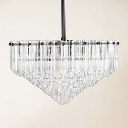 Ethereal Crystal Radiance Round Chandelier 14"D