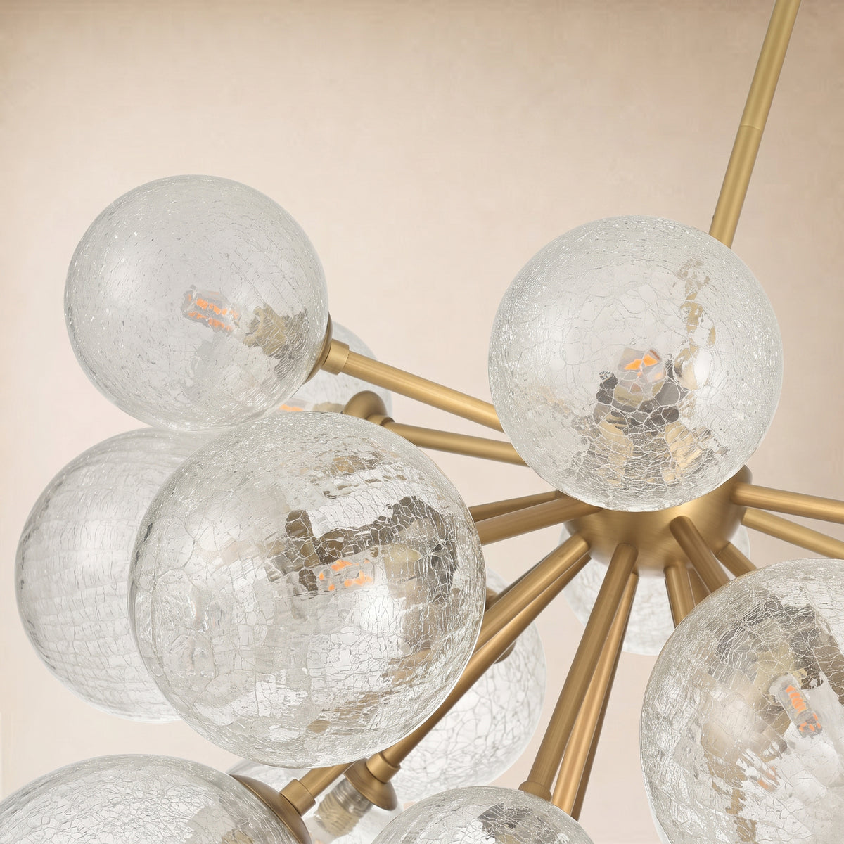 Elowen Glass Globe Cluster Chandelier 24"D