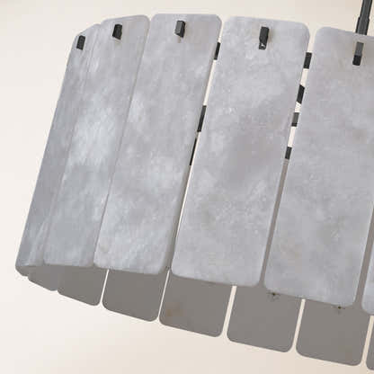 Lunara Alabaster Round Chandelier 36"W