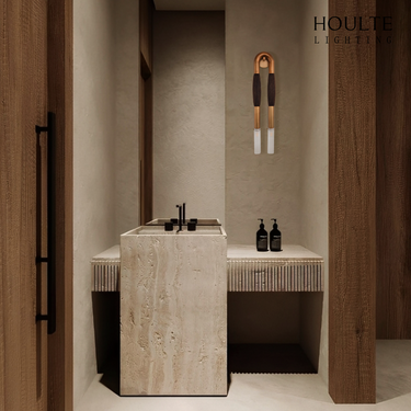 Horsehair Solid Brass Wall Sconce 30''H