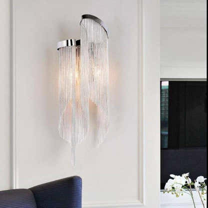 Teresa Cadena Chain Tassel Wall Sconce