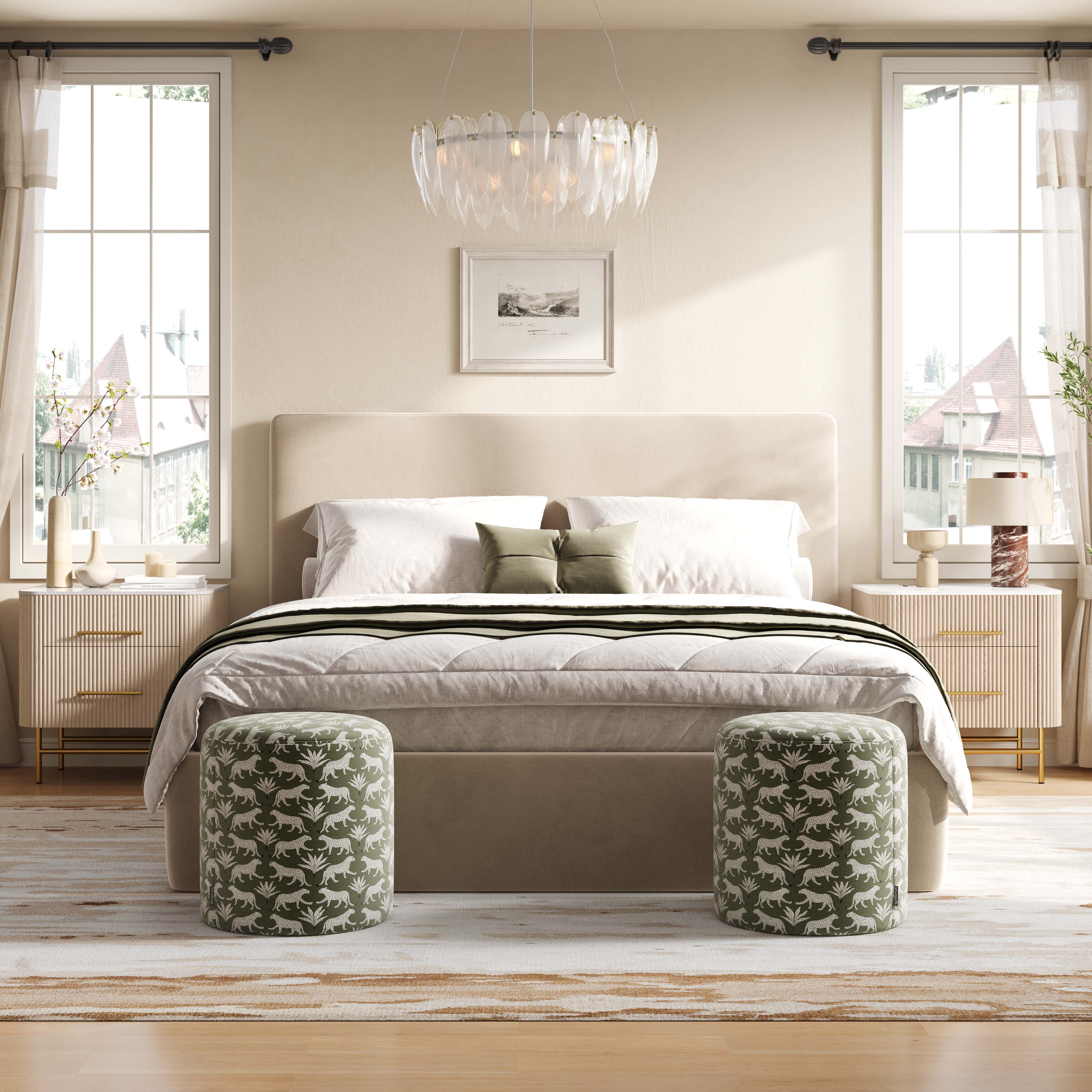 Ewan Sintered Stone Nightstand 26"W