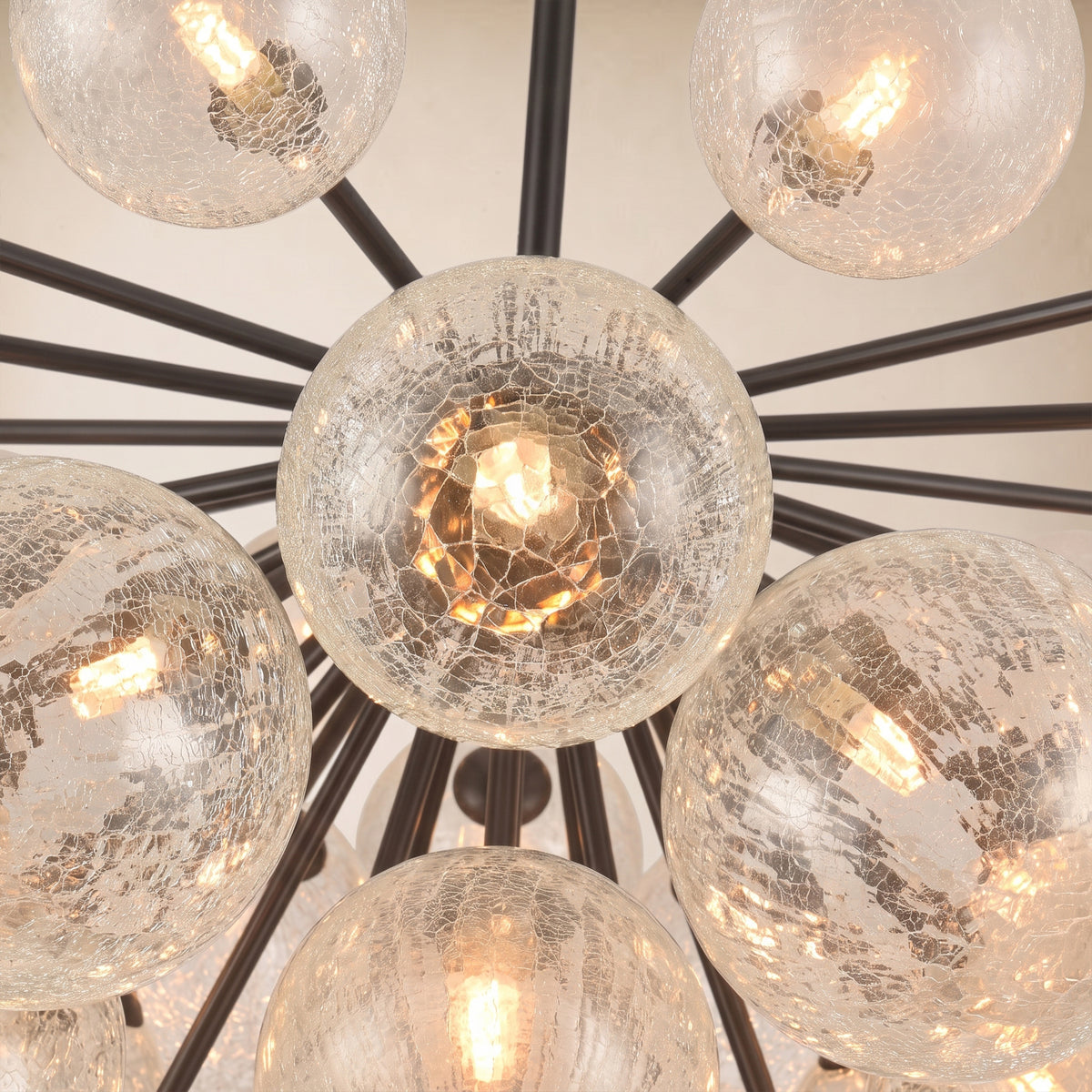 Elowen Glass Globe Cluster Chandelier 35.8"D 