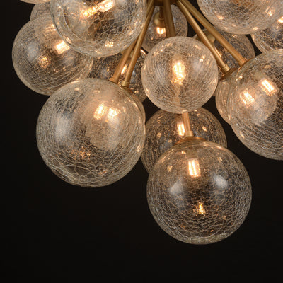 Elowen Glass Globe Cluster Chandelier 24"D