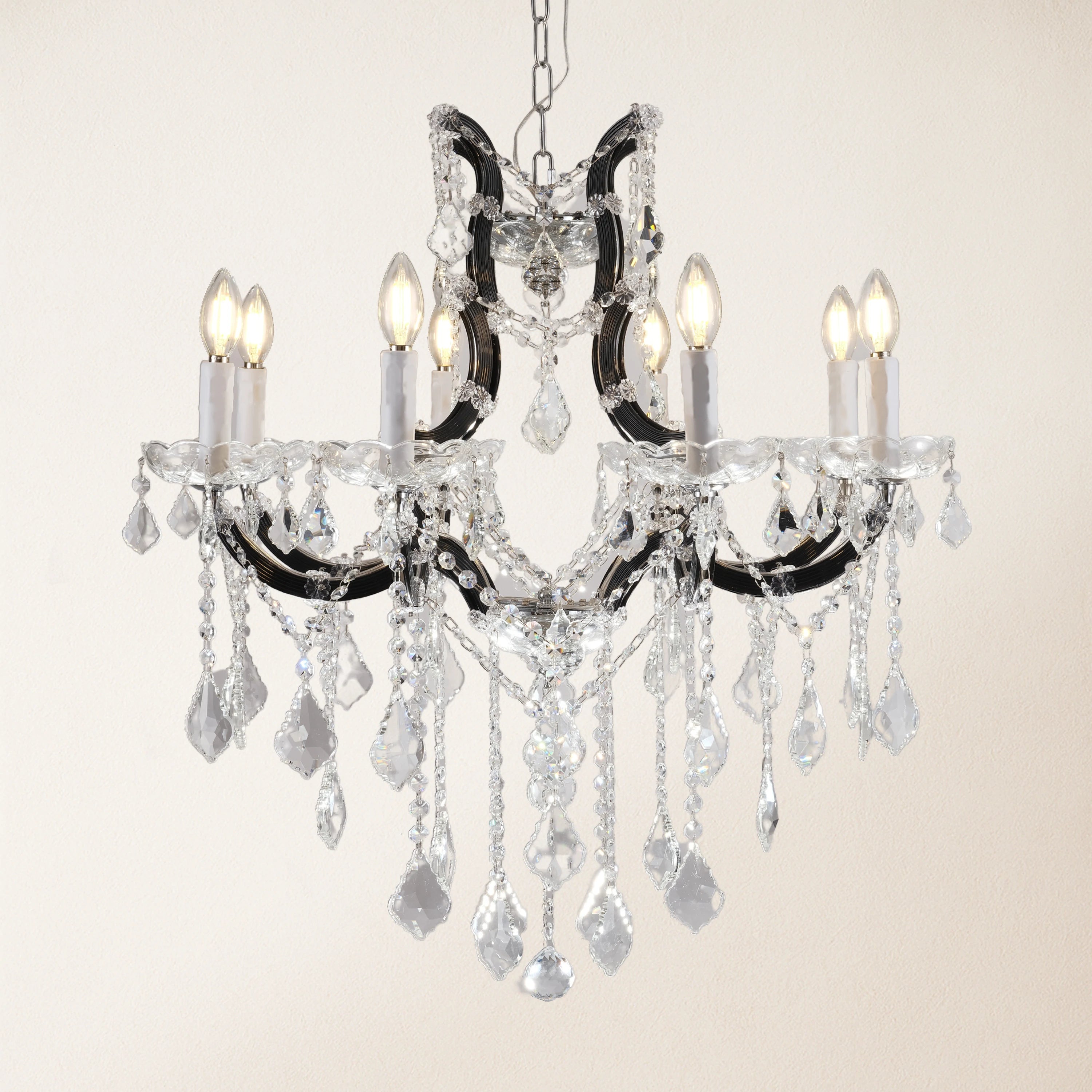 Roco Crystal Classical Round Chandelier 18"D
