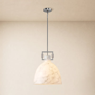 Lioren Resin Dome Pendant Light 18"D