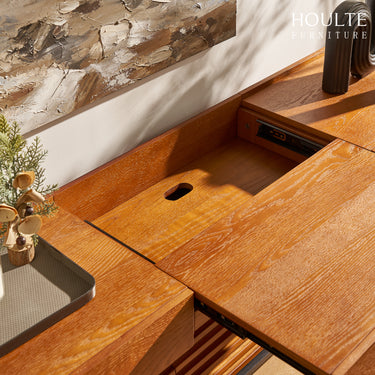 Devon Oak Media Console  70.8"