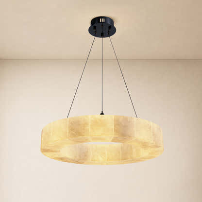 Soluna Alabaster Custom Round Chandelier