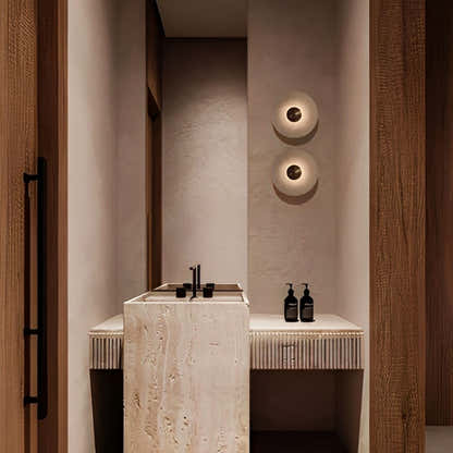 Miles Alabaster Wall Lamp 12"D