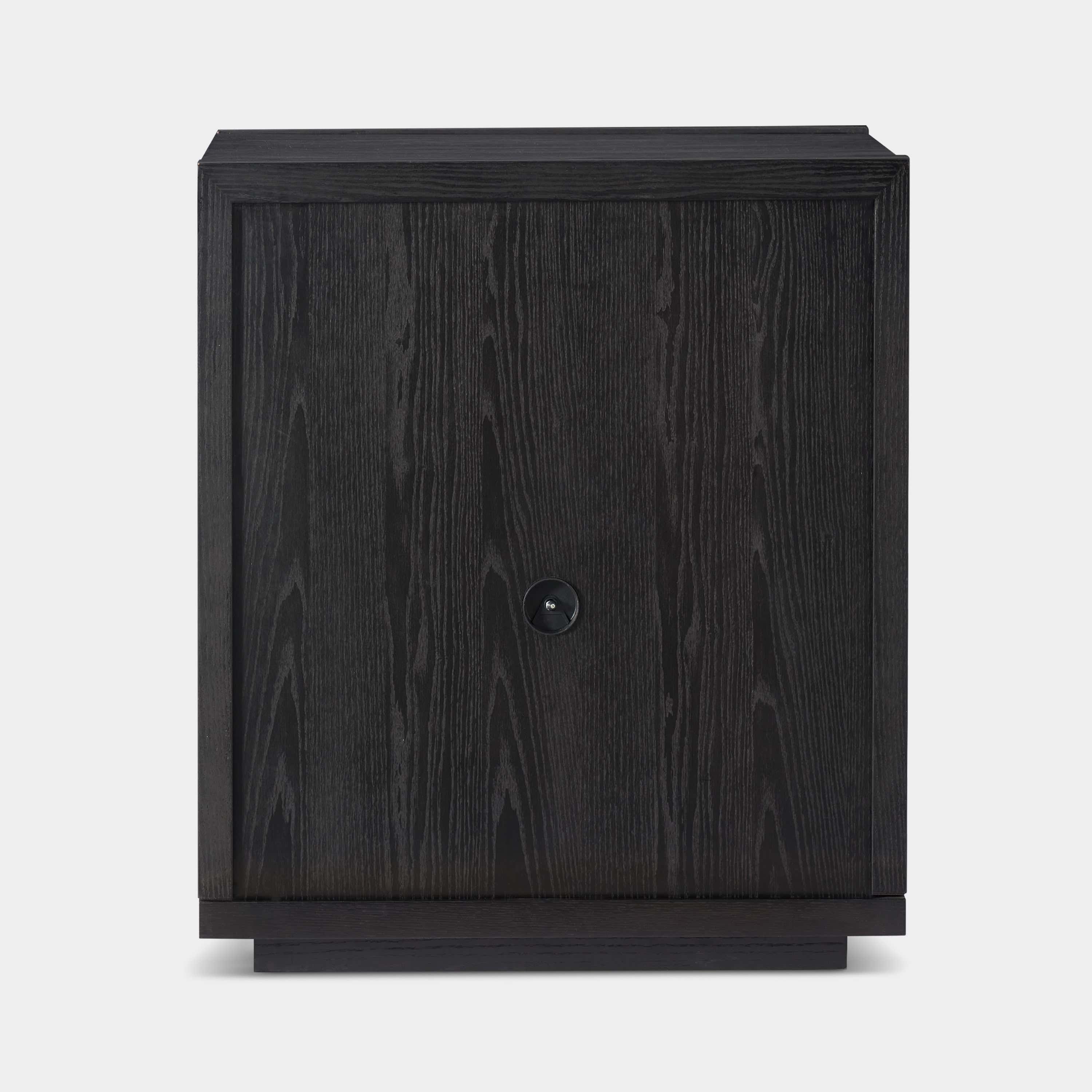 Alvar Arched 32" Oak Storage Cabinet with Drawers