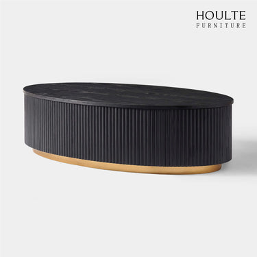 Holton 55.12"W Oak Coffee Table