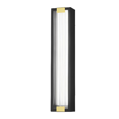 Vitreum Rectangular LED Outdoor Wall Light