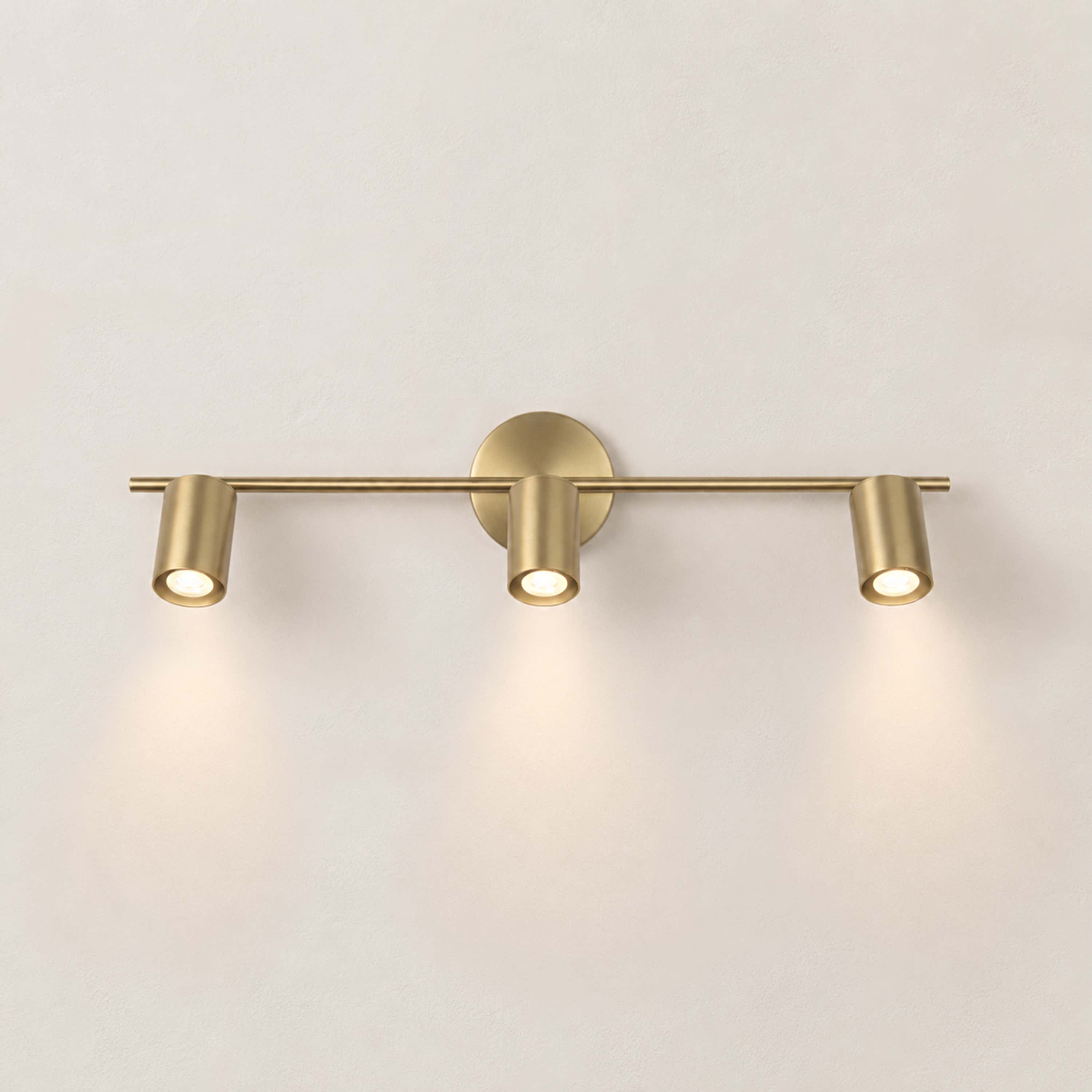 Erin Cylindrical 3-Light Wall Sconce