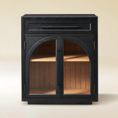 Alvar Arched 61" Oak Sideboard with Drawers(Set of 2)