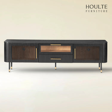 Ewan Oak Media Console 80"W