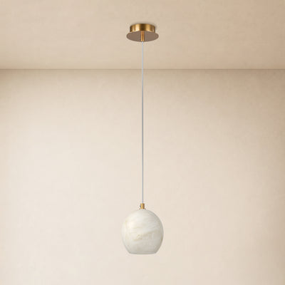 Quorvyn Resin Globe Pendant