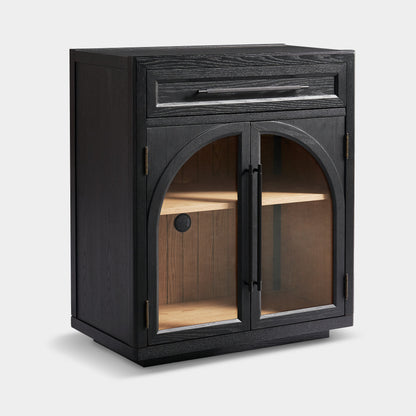 Alvar Arched 96" Oak Sideboard with Drawers(Set of 3)