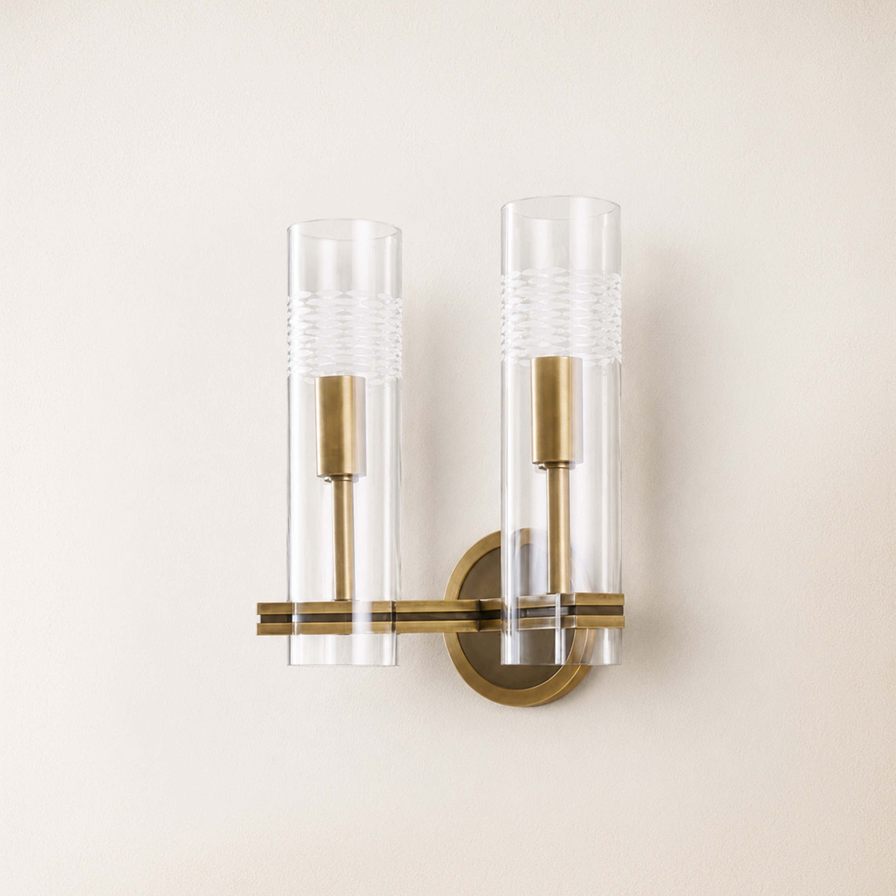 Aureline Glass Wall Sconce
