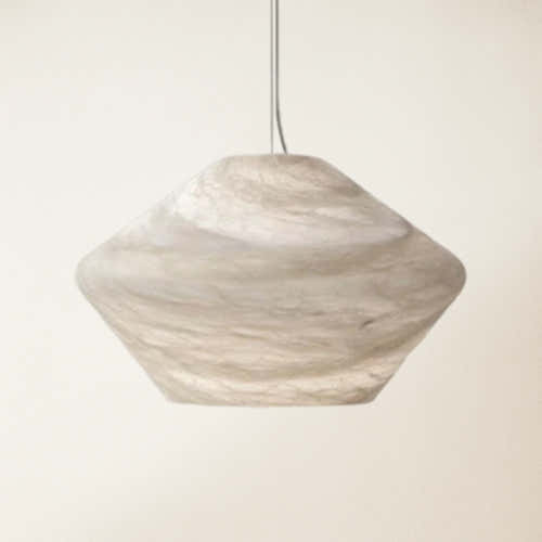 Dadaly Alabaster Popular Small Art Pendant Light 10"W