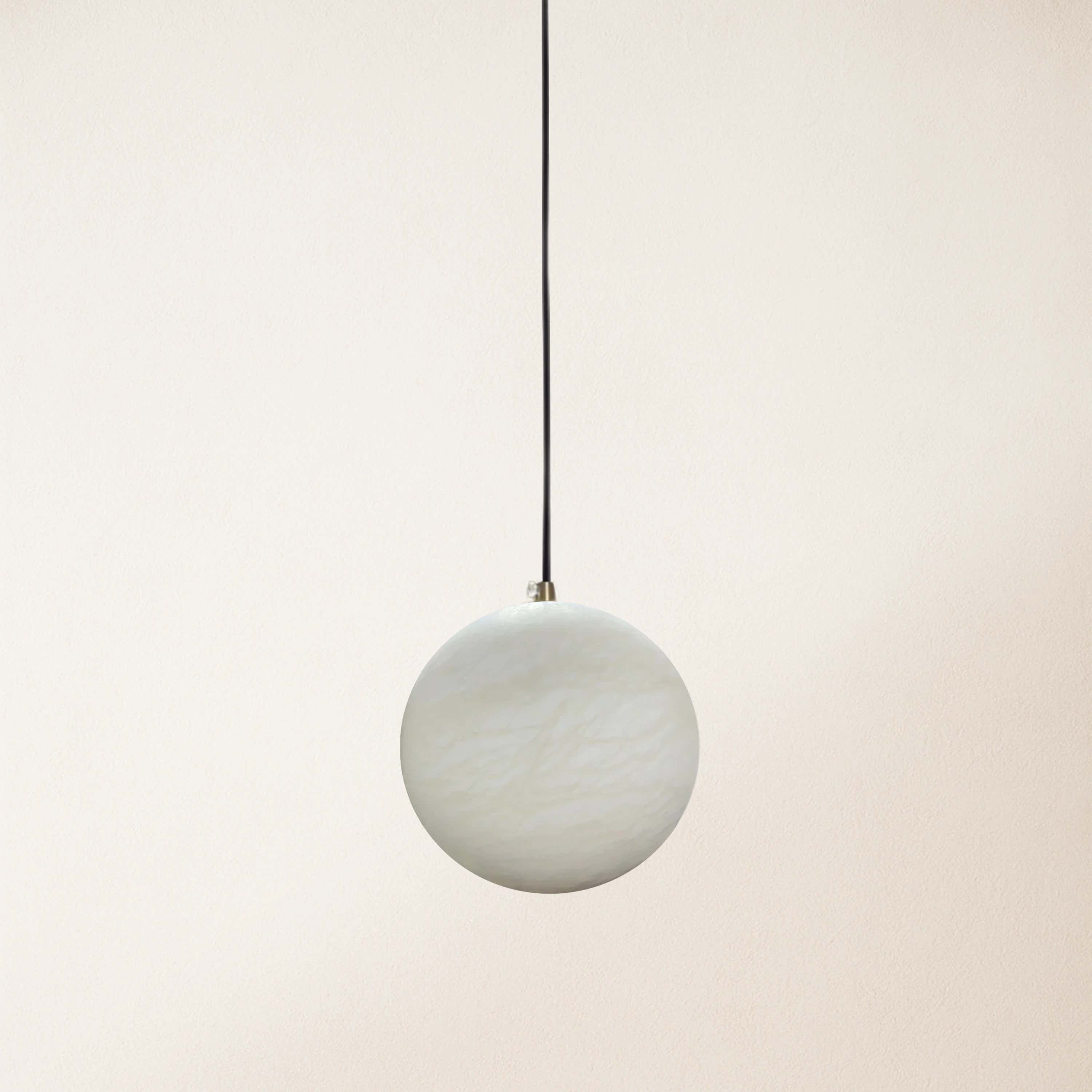 Nami Alabaster Global Ball Pendant Light 6"D