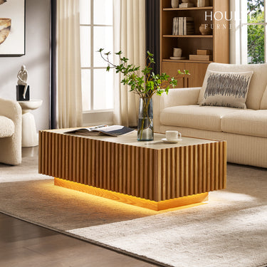 Isla Oak Rectangle Coffee Table 47"