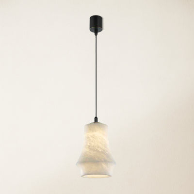 Bloom Alabaster Trio Pendant 7"H