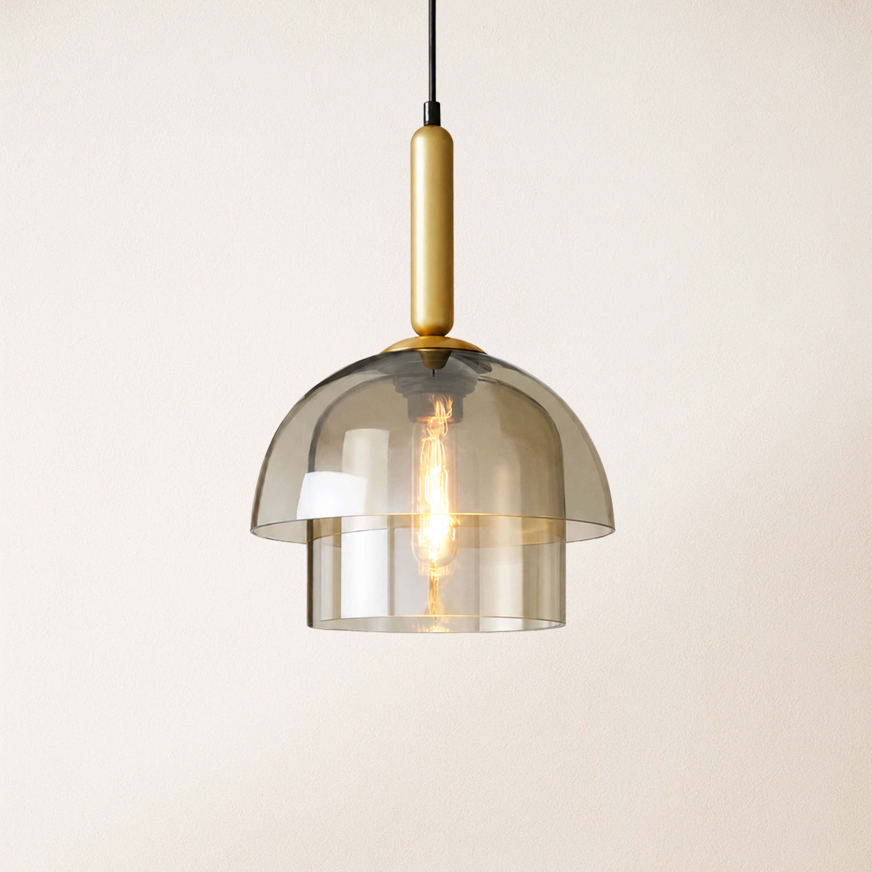Velorien Glass Tiered Pendant Light
