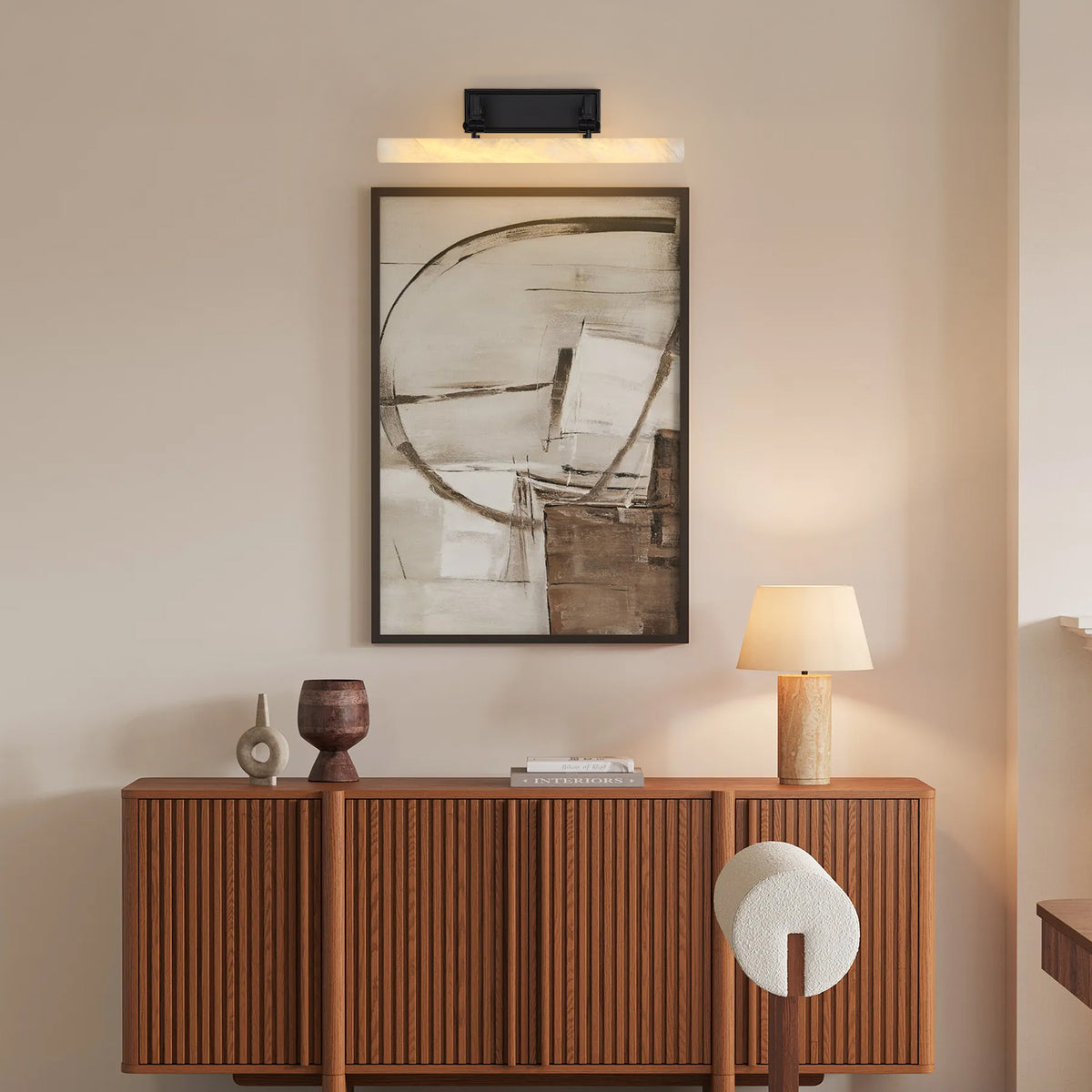 Nimbus Alabaster Picture Light 20"