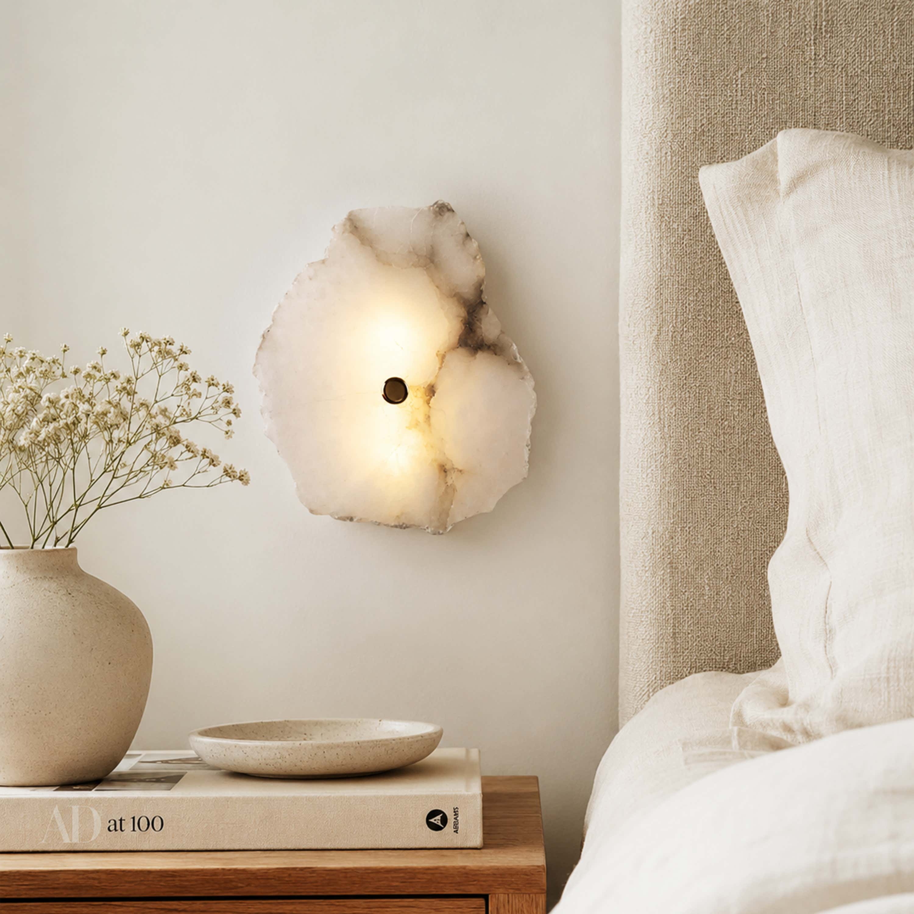 Arscelia Alabaster Linear Wall Sconce
