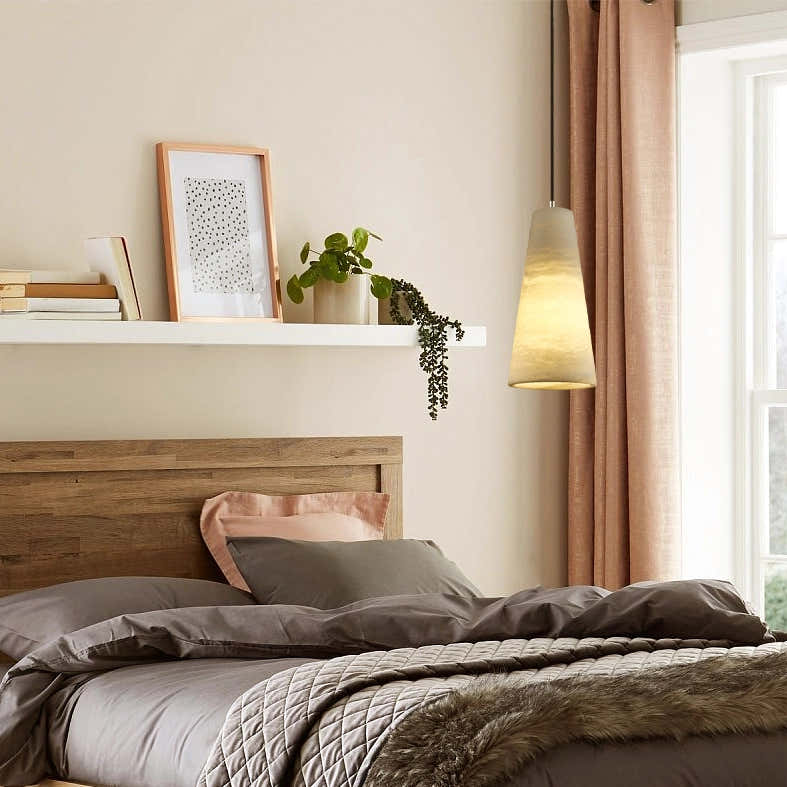 Capus Conical Alabaster Pendant 10''H