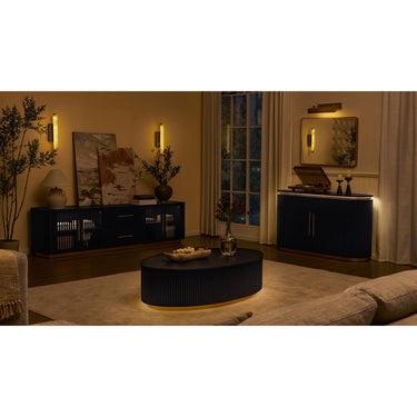 Holton Oak Media Console 94"W