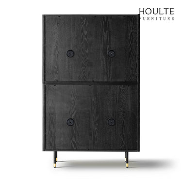Ewan 66.7″H Oak Vertical Combination Cabinet(Set of 2)