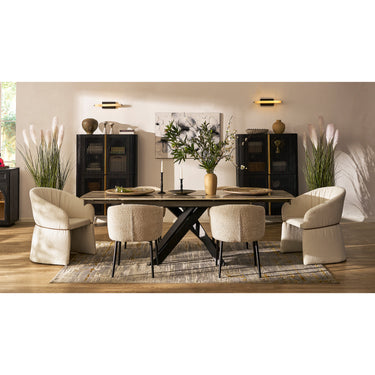 Ewan 66.7″H Oak Vertical Combination Cabinet(Set of 2)