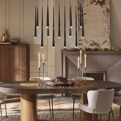 Anthropology Rectangle Crystal Pendant 40"W