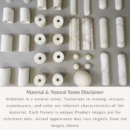 Arlo Alabaster Pendant Lights 4"D